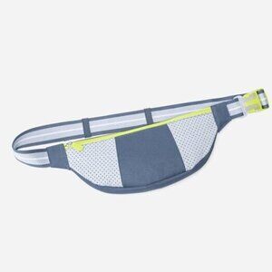 Slim Convertible Hip Bag- Soft Blue Colorblock